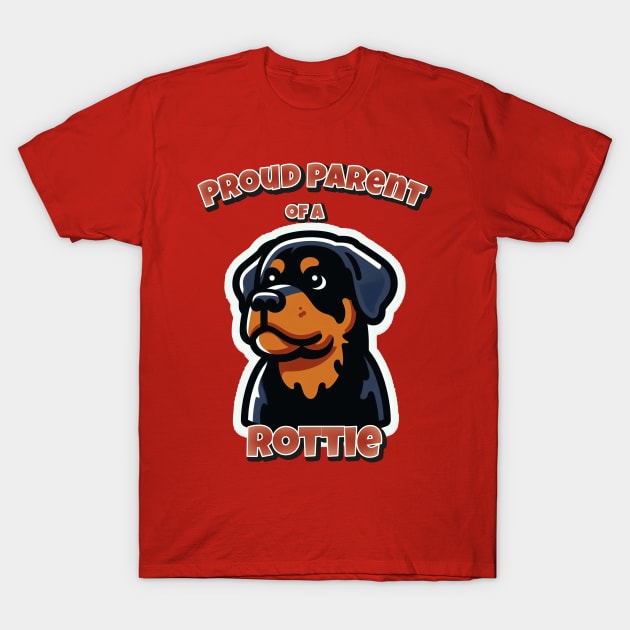 Rotweiller dog cute T-Shirt by k9-tee